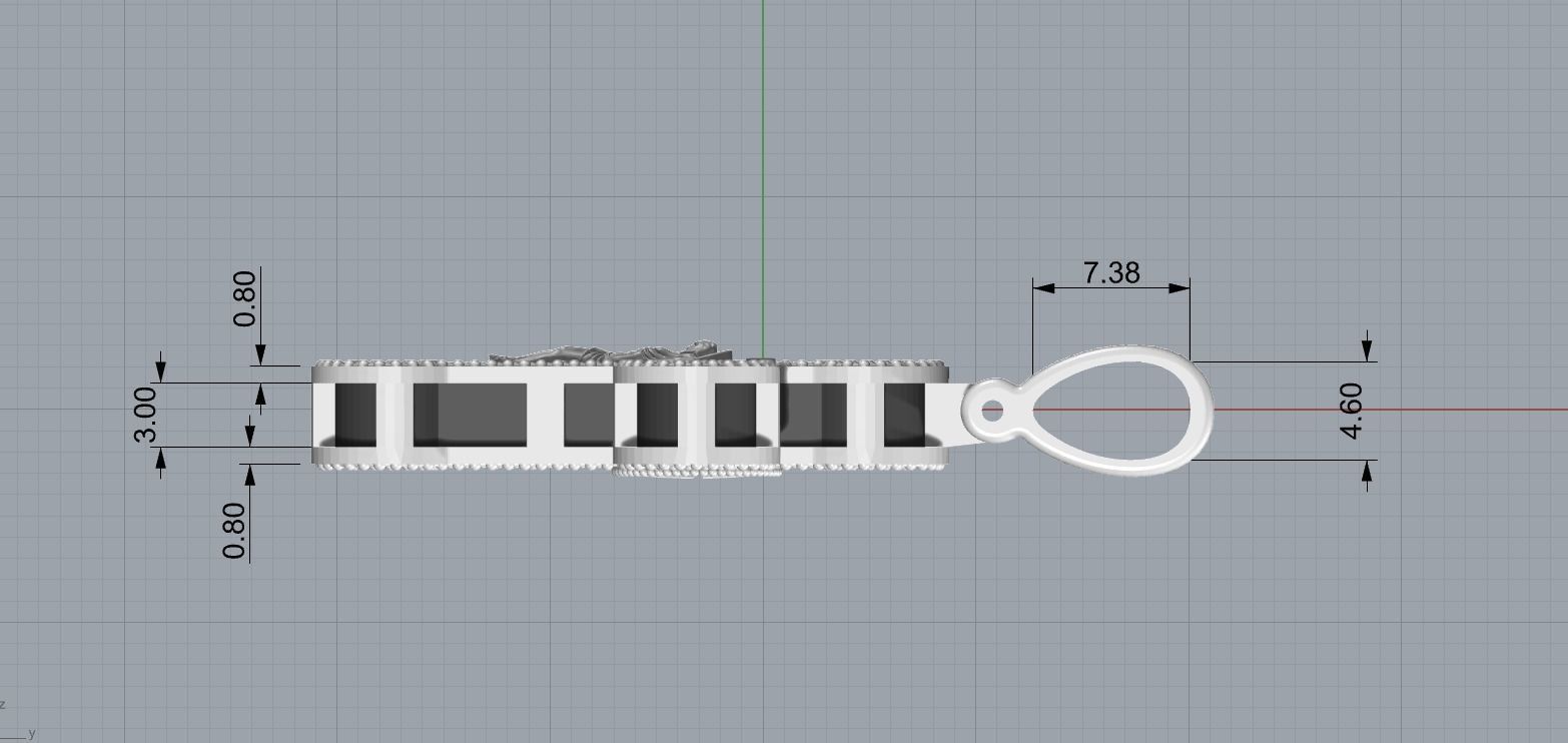 Orthodox cross 3D print model_3