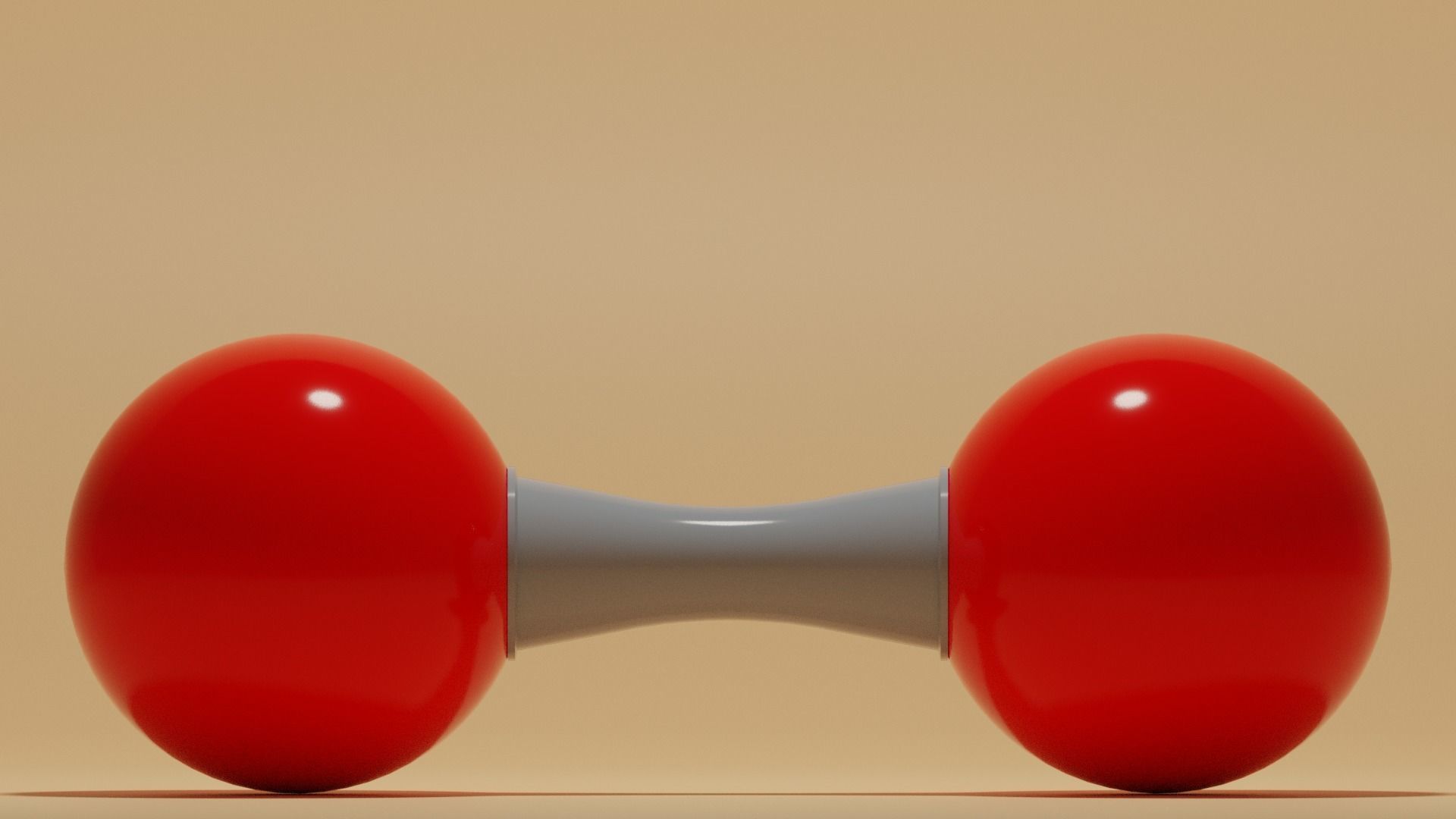 O2 Oxygen Molecule Low-poly 3D model_9