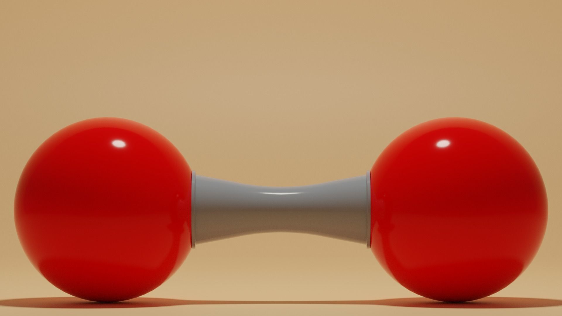 O2 Oxygen Molecule Low-poly 3D model_4