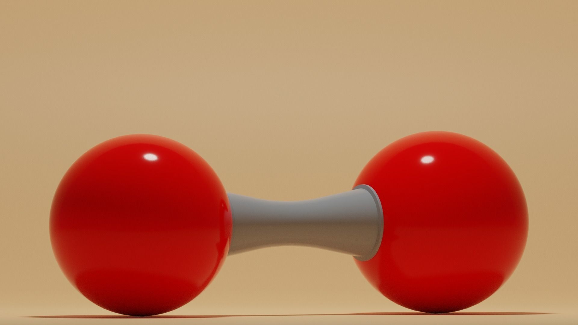 O2 Oxygen Molecule Low-poly 3D model_10