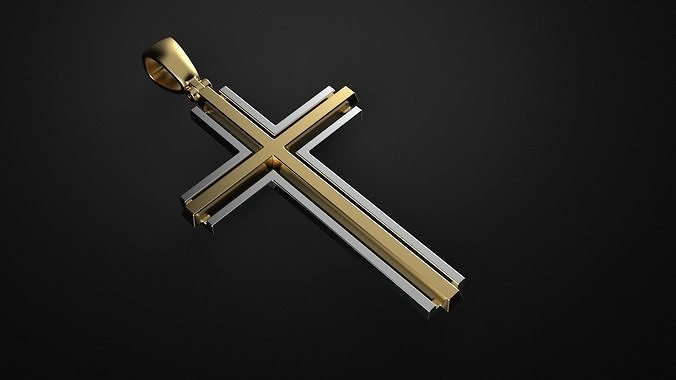  Combined cross 3D print model