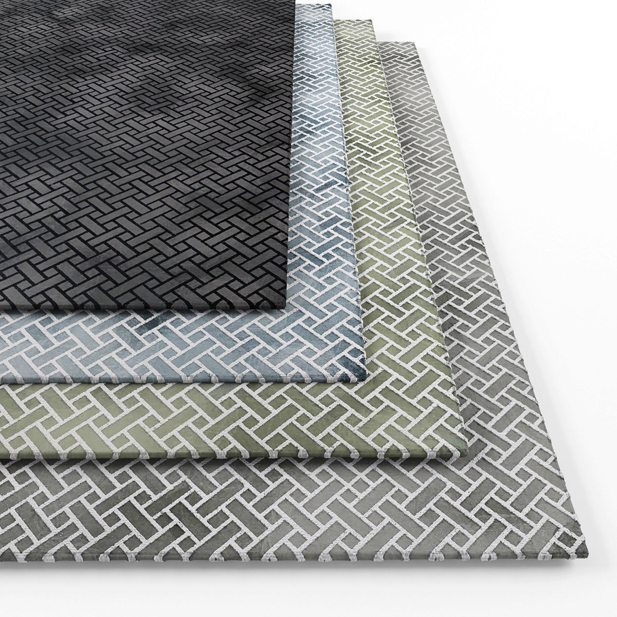 Rugs-1106 set of mats 3D model_1