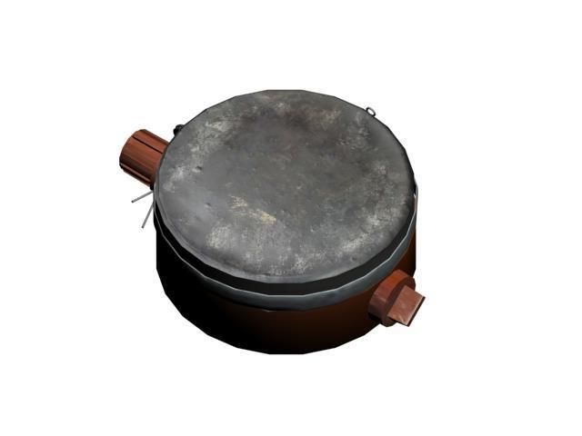 AP Mine PMN-1 Low-poly 3D model_1