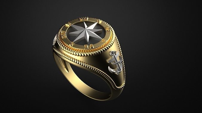  Marine ring 1 3D print model