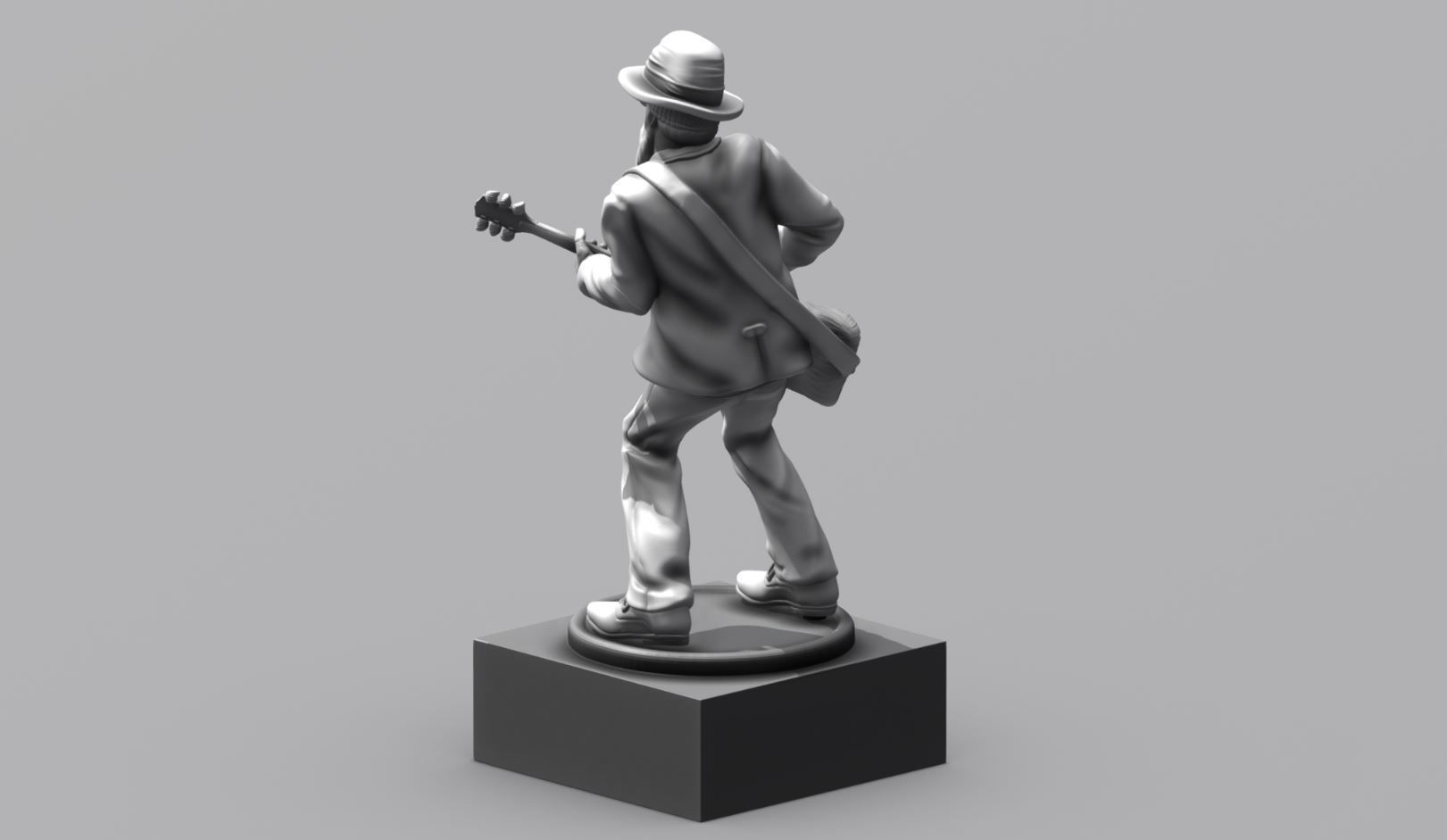 billy gibbons zz top - 3Dprinting 3D print model_15