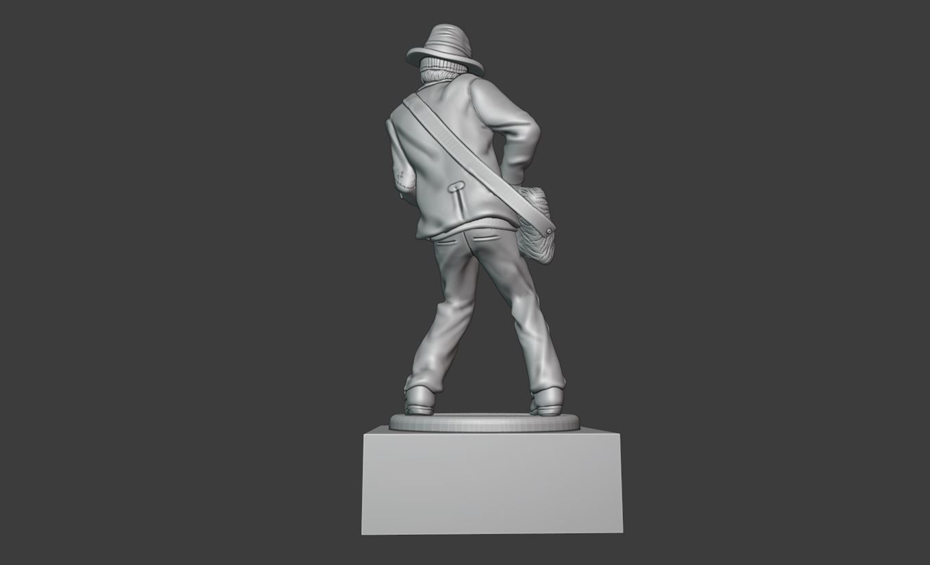 billy gibbons zz top - 3Dprinting 3D print model_19