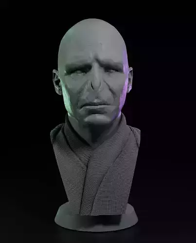 Lord Voldemort - FanArt Bust 3D print model