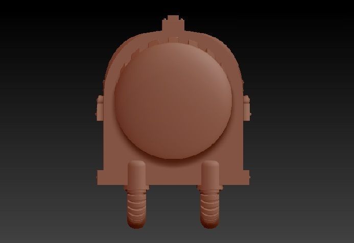 Giant War walker classic head print model 3D print model_5