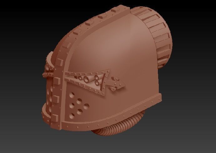 Giant War walker classic head print model 3D print model_3