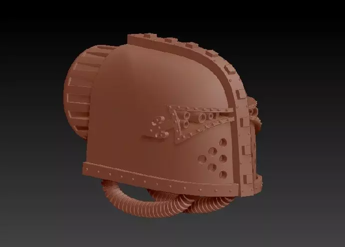 Giant War walker classic head print model 3D print model_0