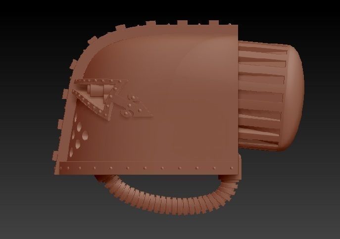 Giant War walker classic head print model 3D print model_2
