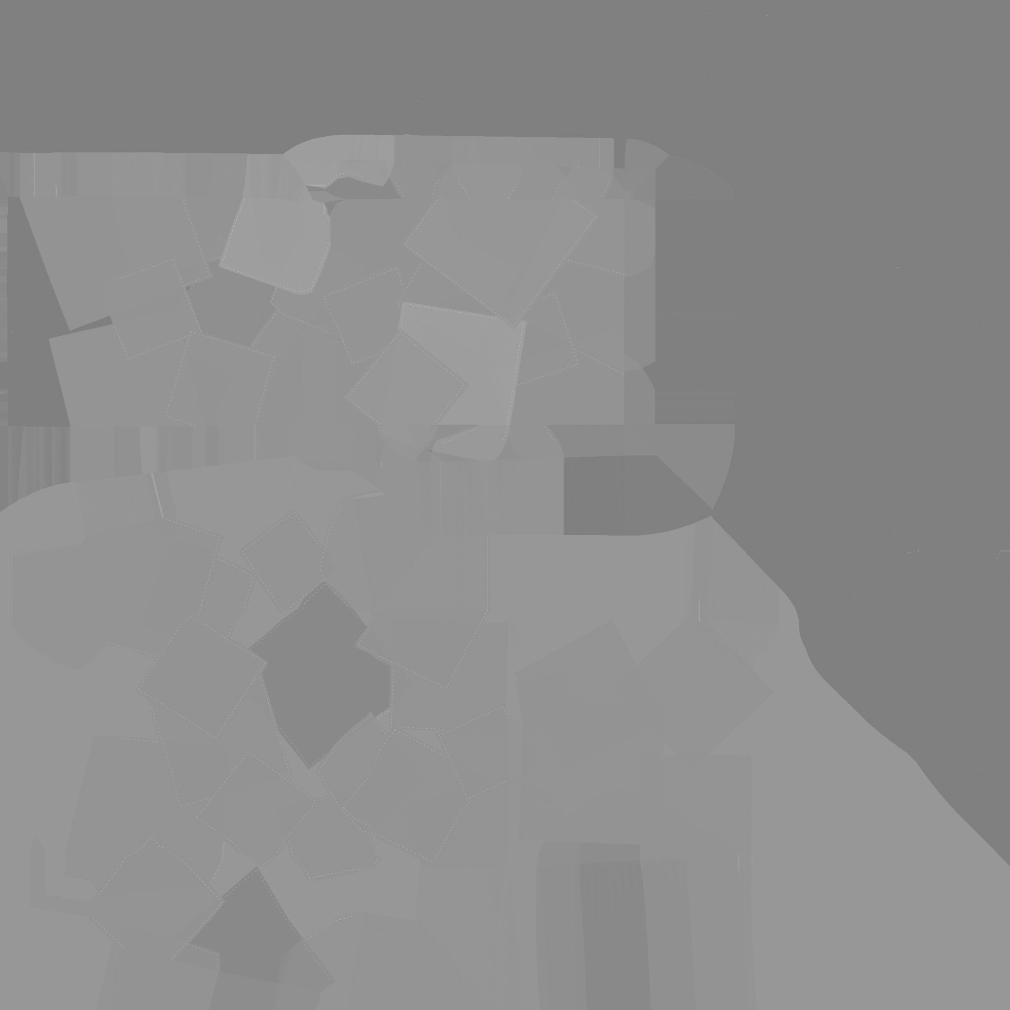 Colored Leather Armchair - Furniture Interior Design Low-poly 3D model_10