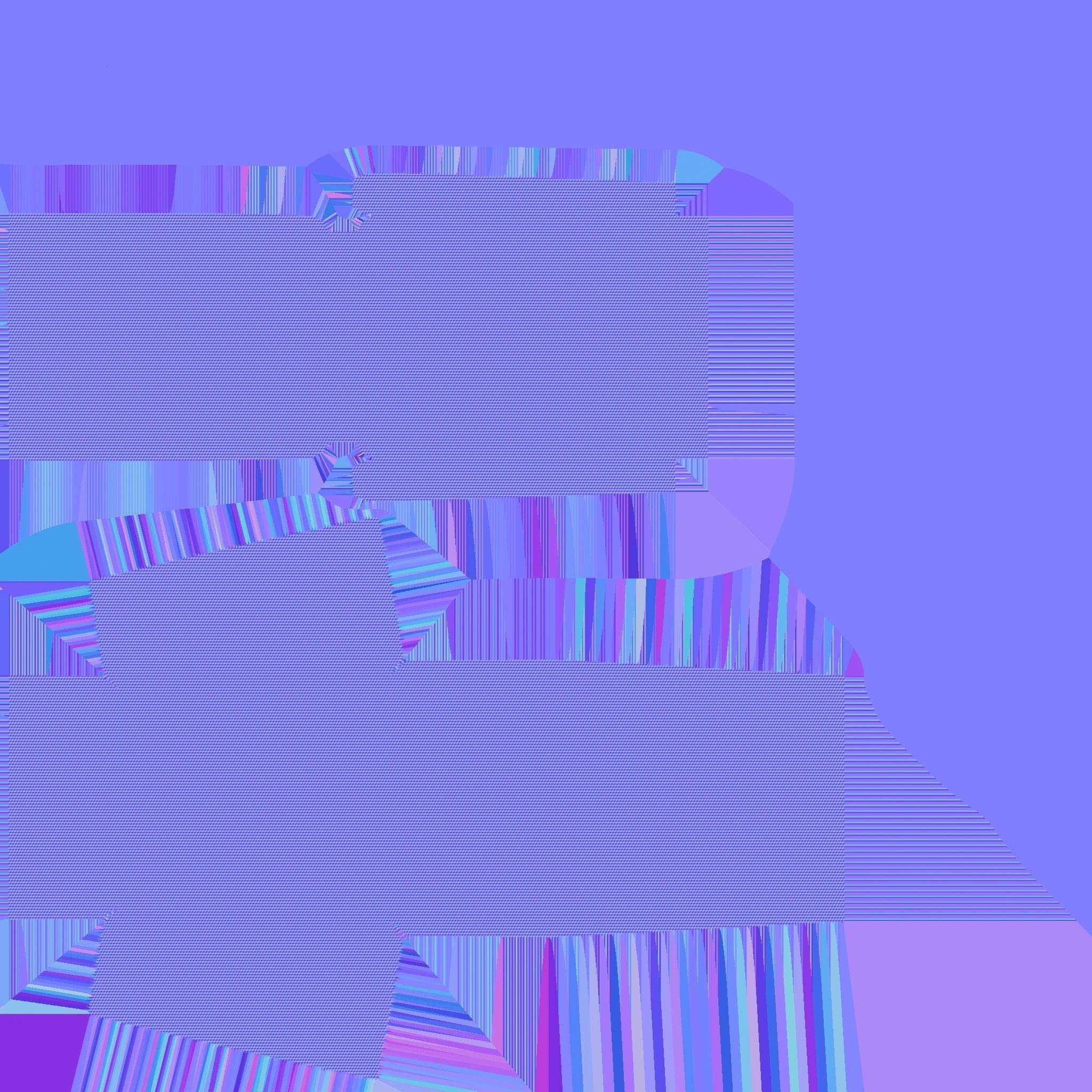 Pink Fabric Armchair - Furniture Interior Design Low-poly 3D model_12