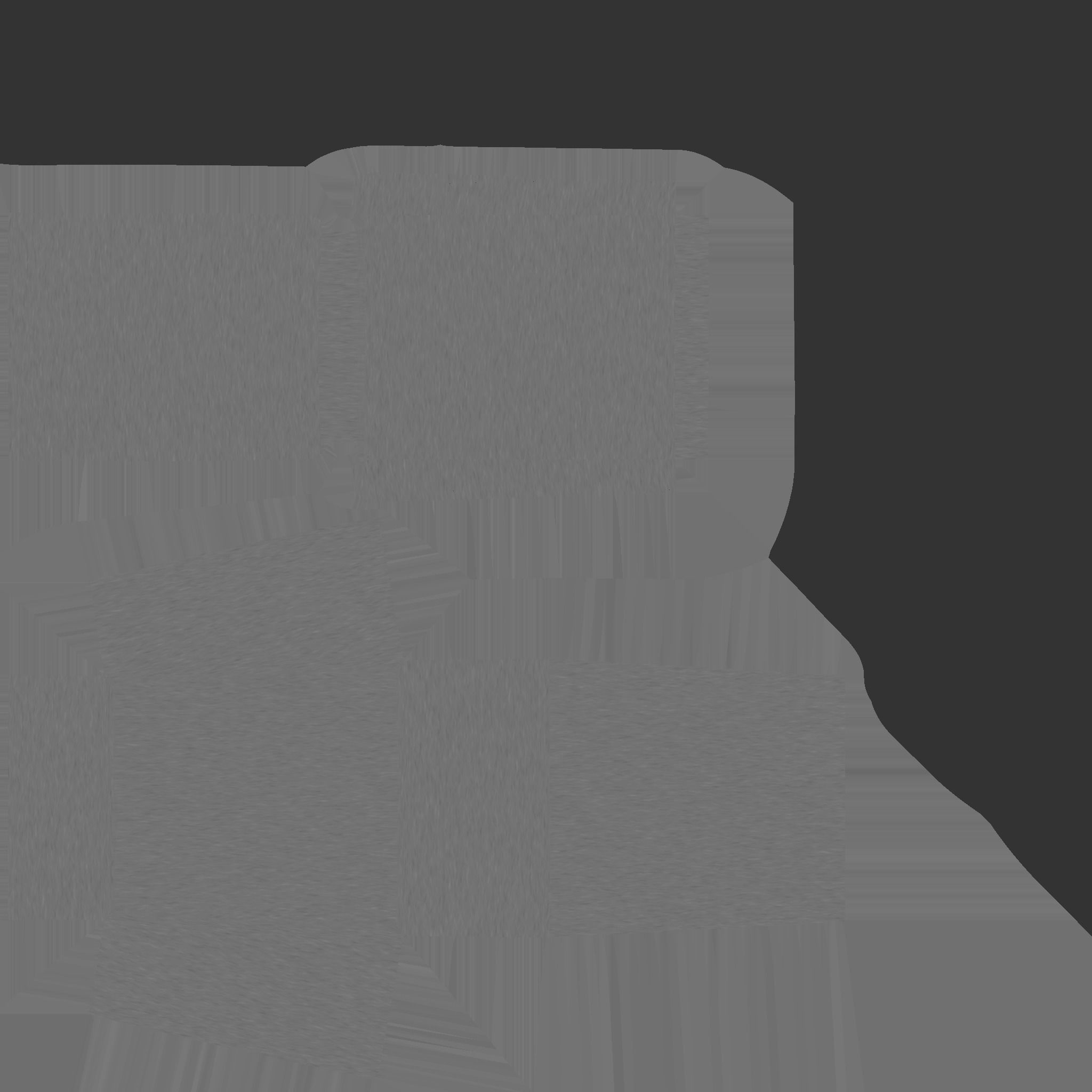 Pink Fabric Armchair - Furniture Interior Design Low-poly 3D model_13