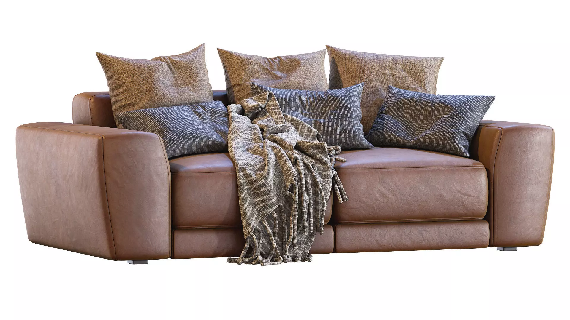 Leather Sofa Pasha By Jesse 1 3D model