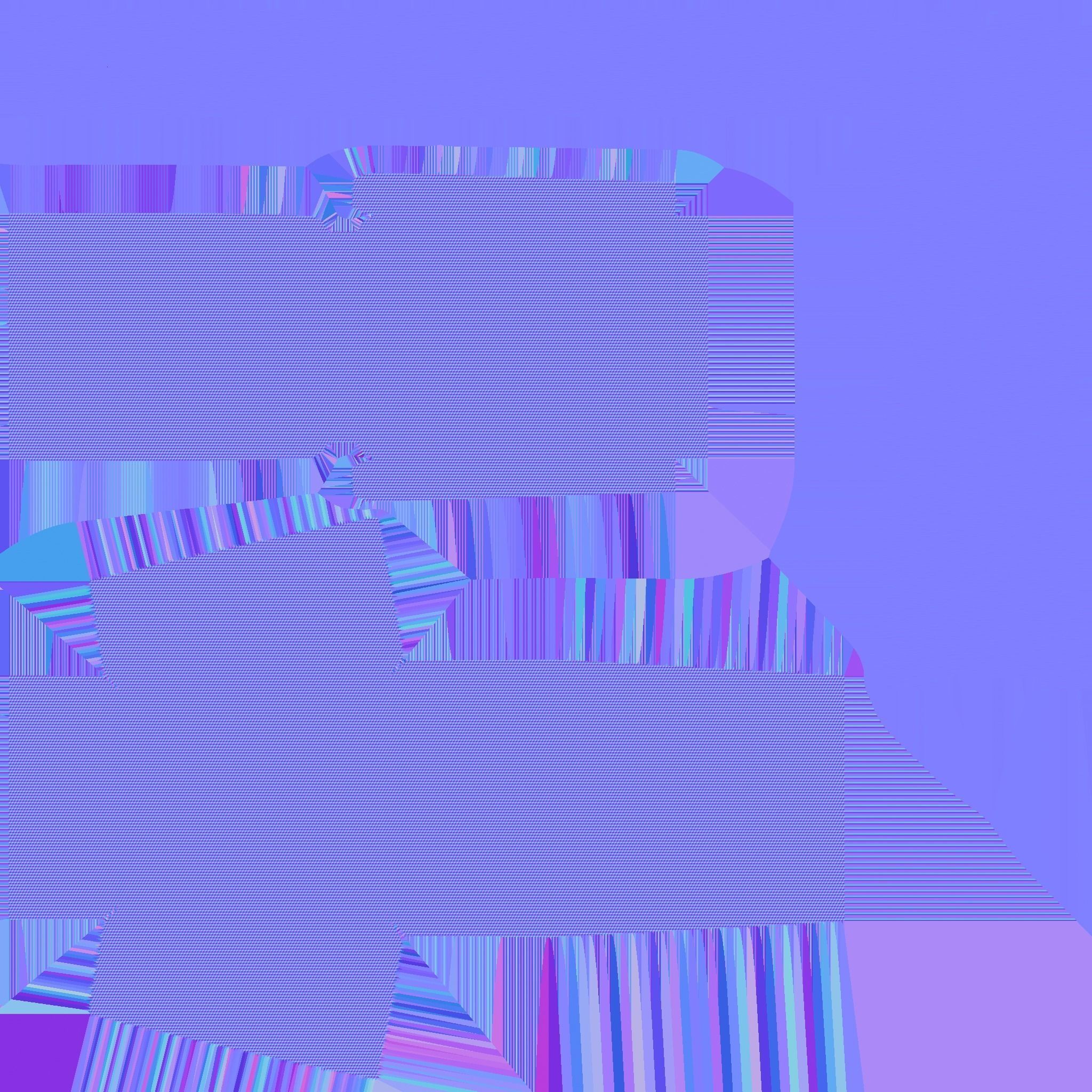 White and Wood Armchair - Furniture Interior Design Low-poly 3D model_12