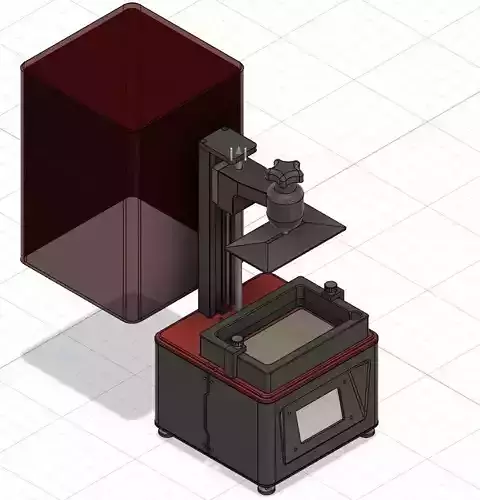 ELEGOO MARS RESIN 3D PRINTER 3D model