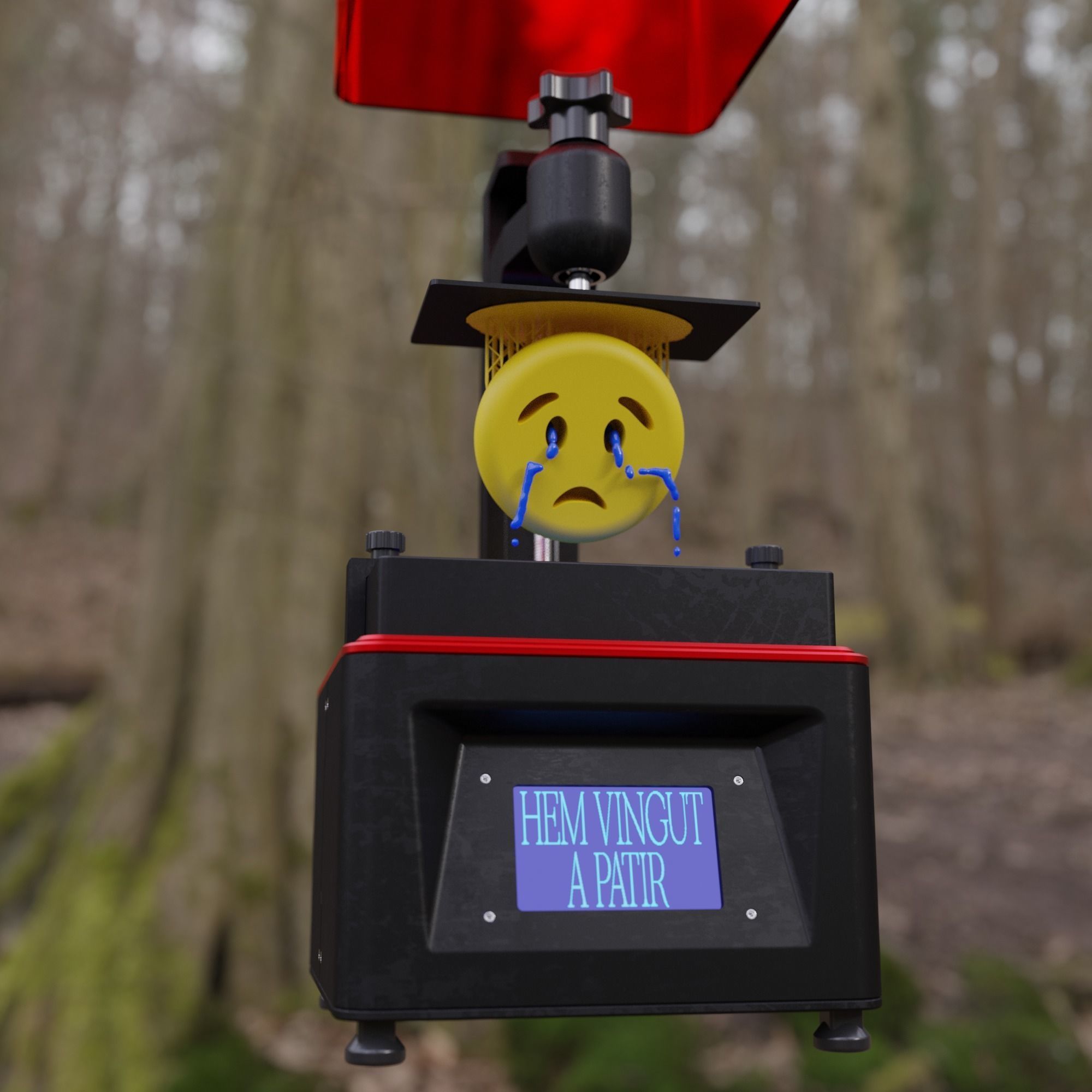 ELEGOO MARS RESIN 3D PRINTER 3D model_2