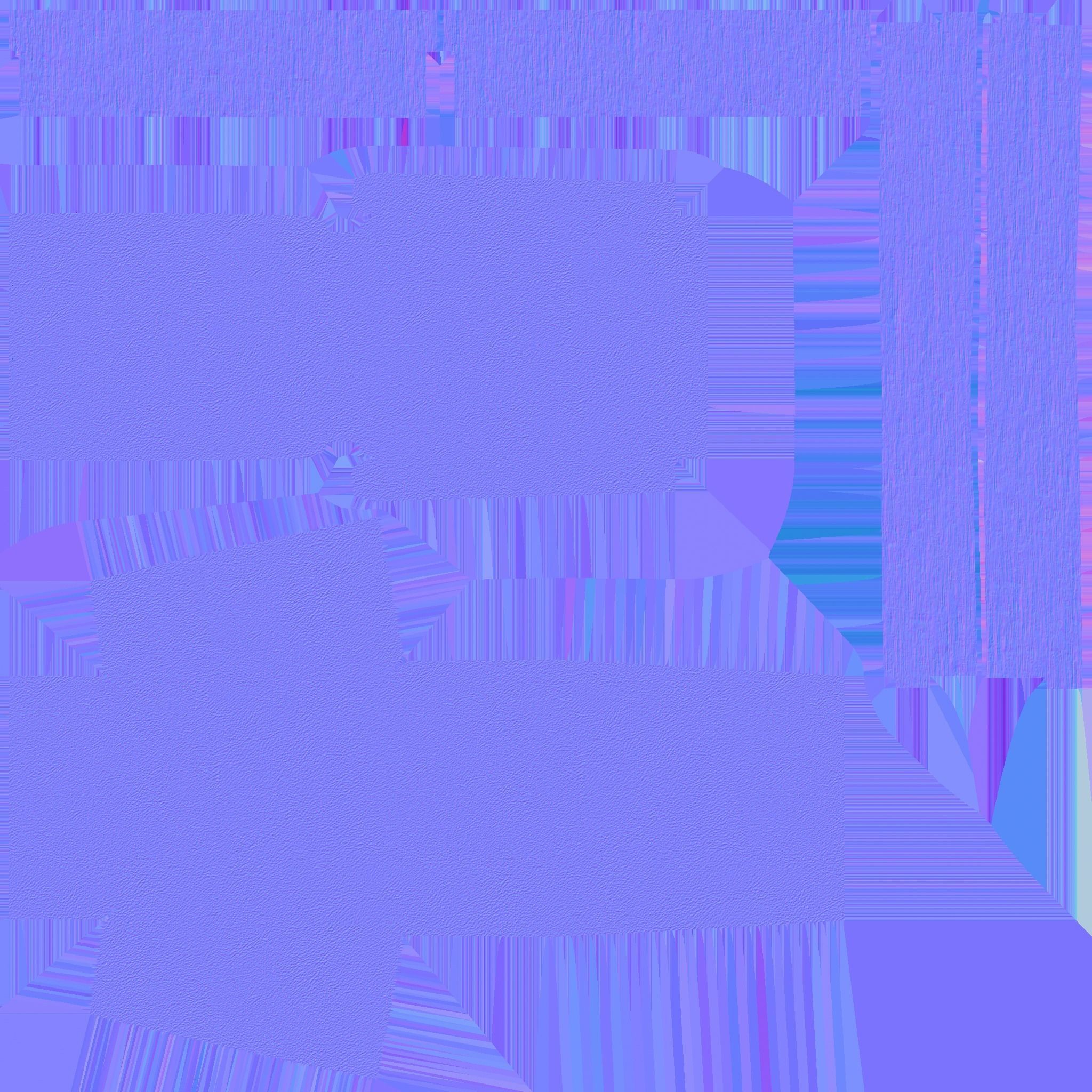 Wood Leather Armchair - Furniture Interior Design Low-poly 3D model_13