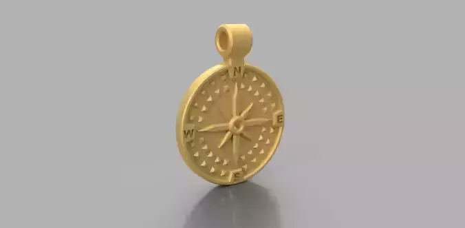 Compas necklace pentale printable