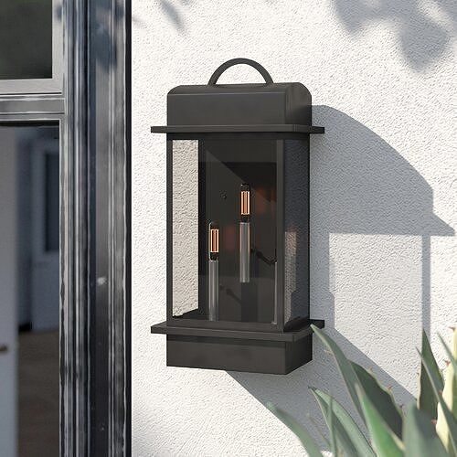 Watterson 3-Light Outdoor Wall Lantern Free 3D model