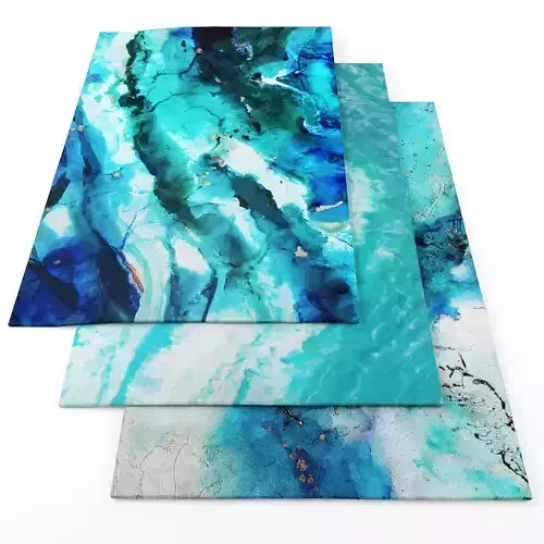 Rugs-1110 set of three mats