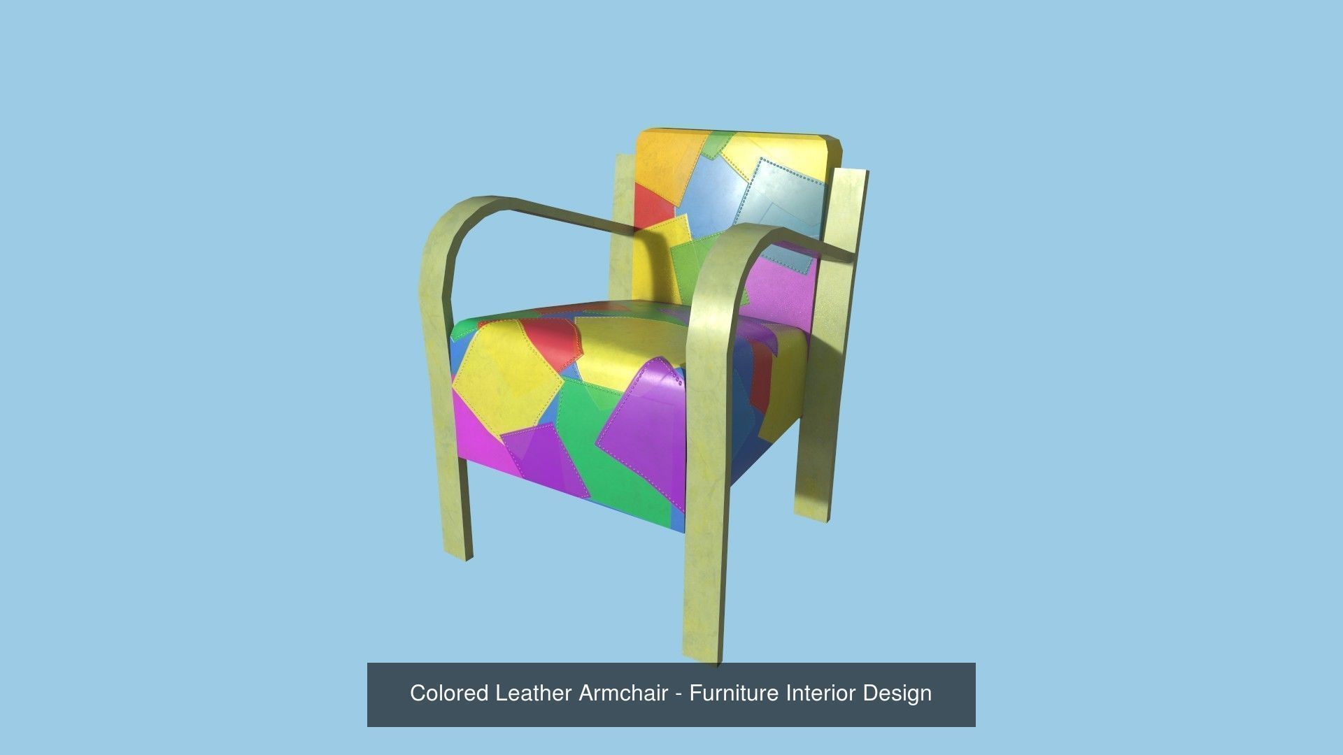 Armchair - 08 Textures - Furniture Interior Design 3D Model Collection_1