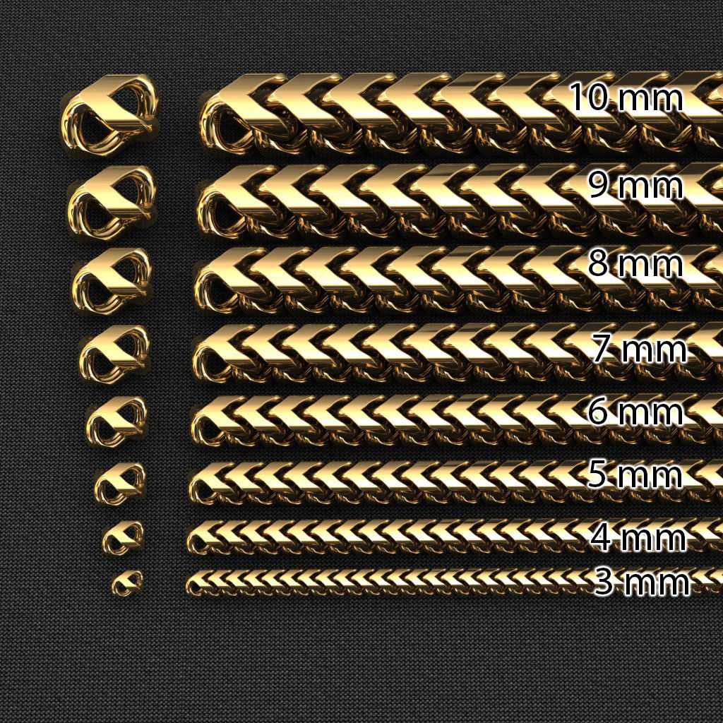 8 SIZE FRANCO LINK CHAIN COLLECTION _3