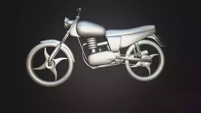 Normal bike model for funny 3d animation 3D model
