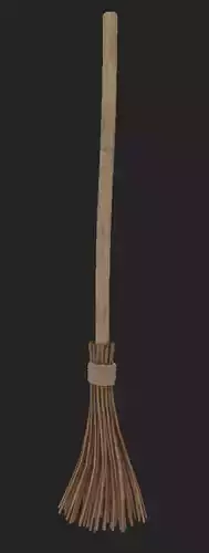 Broom - Model created in Maya 2018