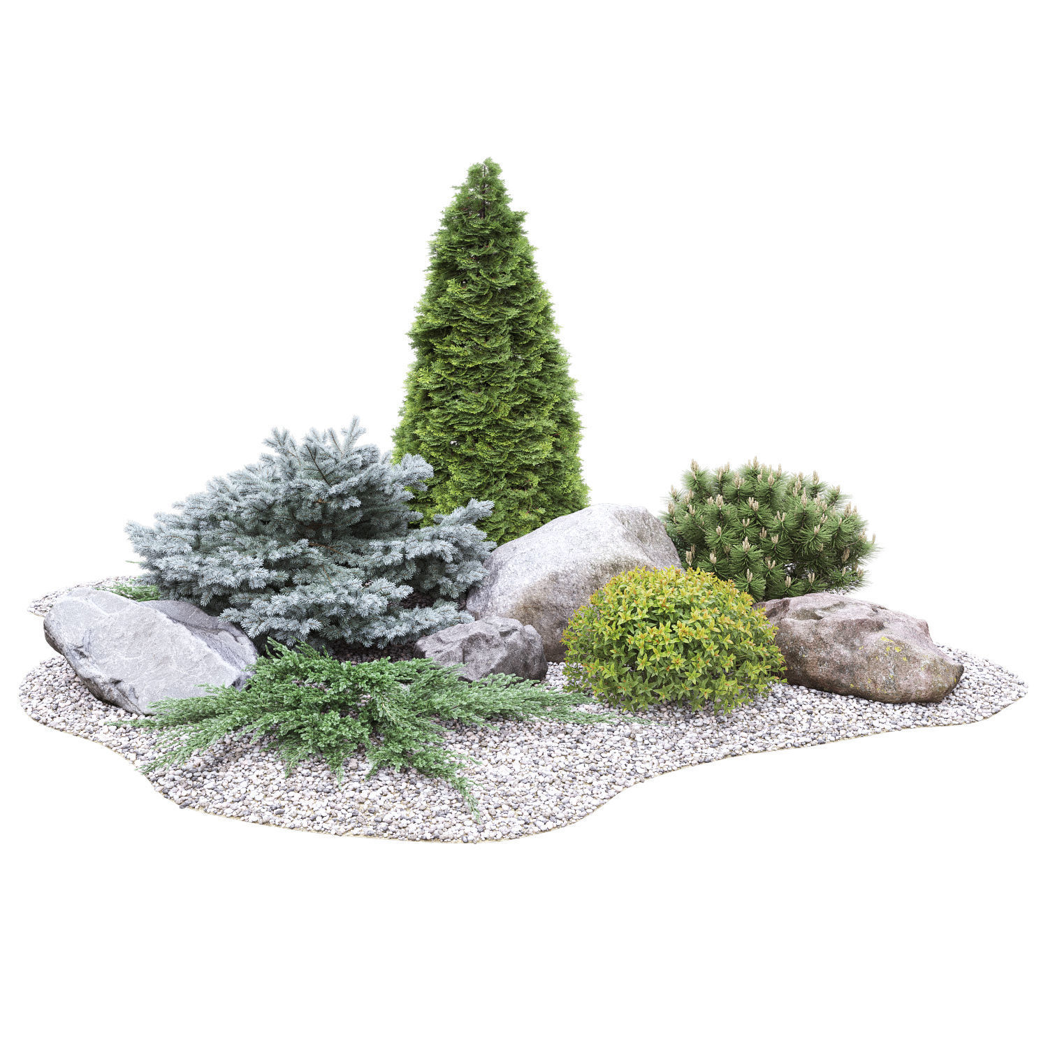 Alpine hill 01 3D model_10