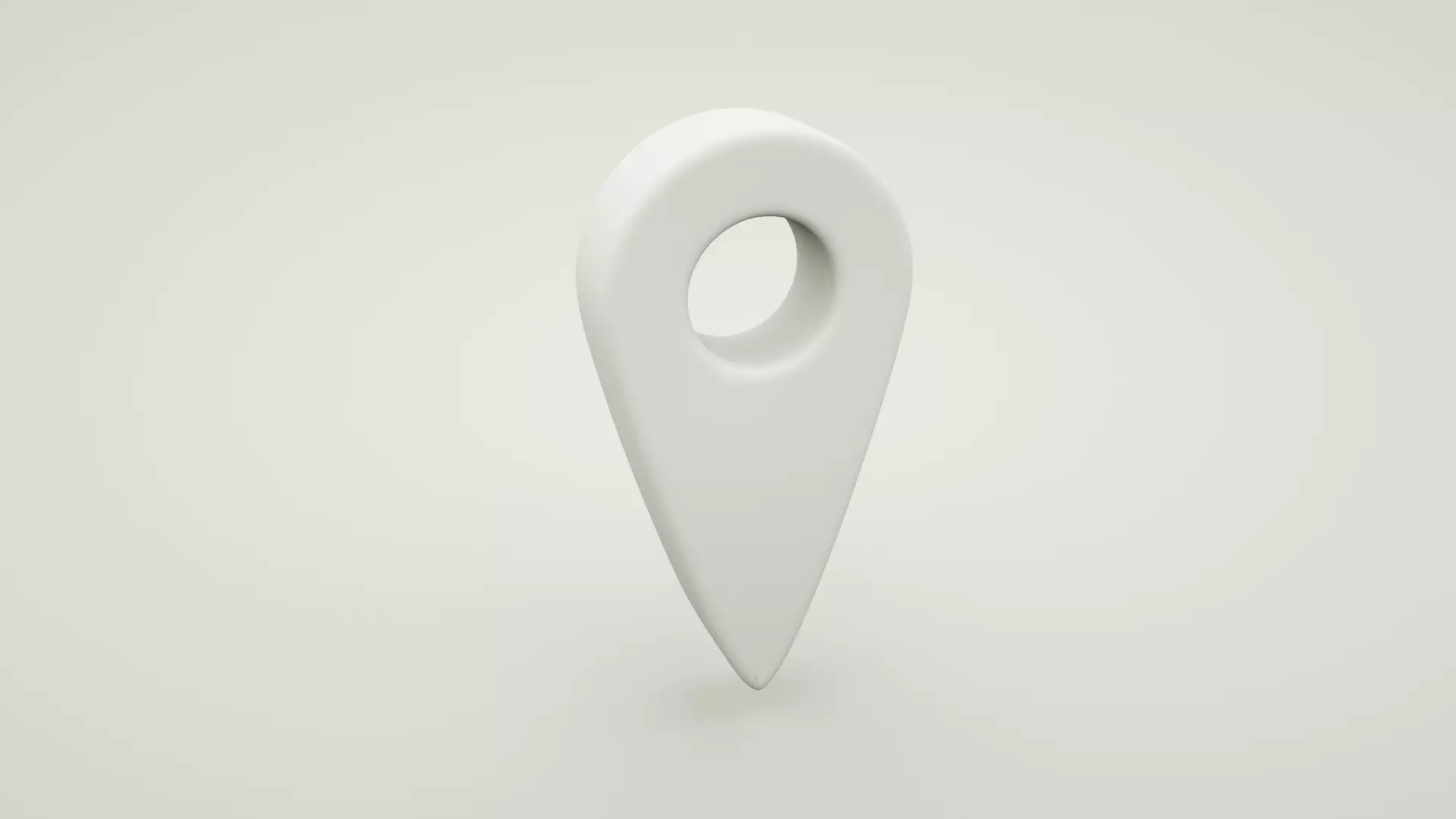 Pin location 3D model