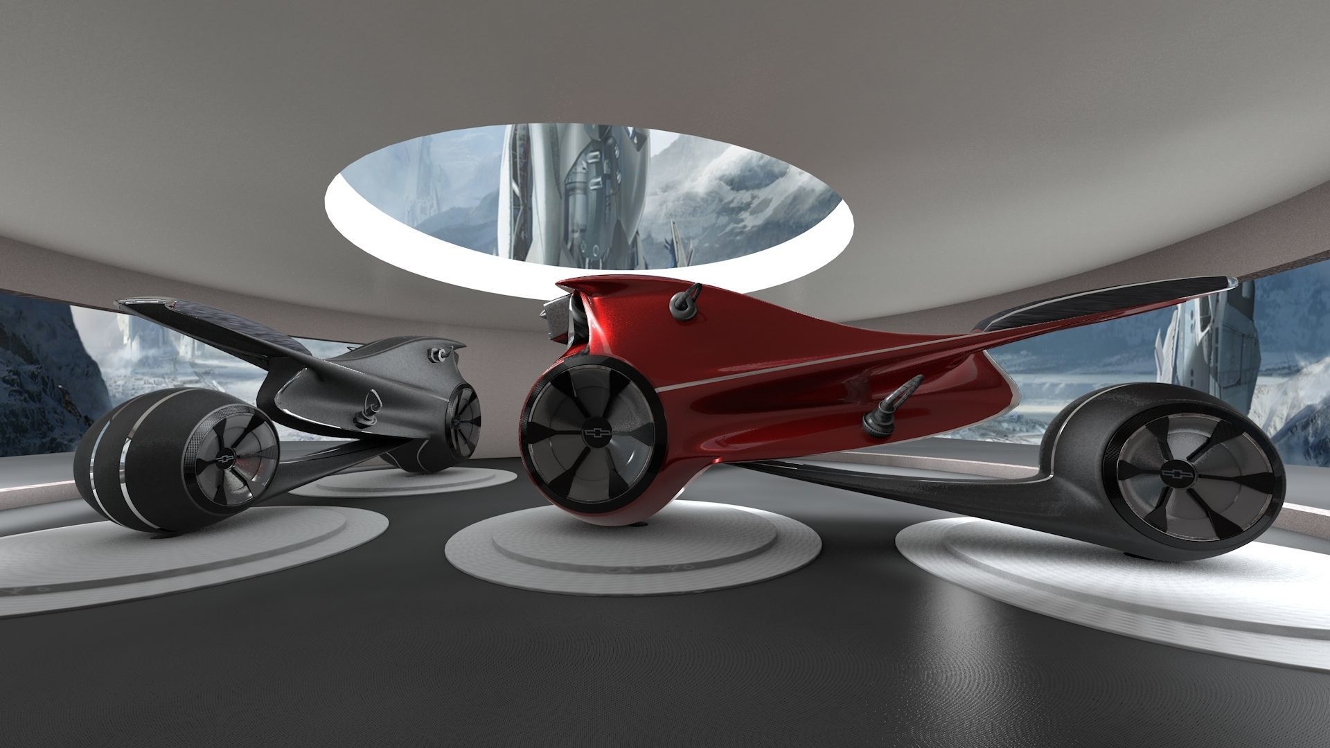 Bike - Low - Future Bike 3D model_3