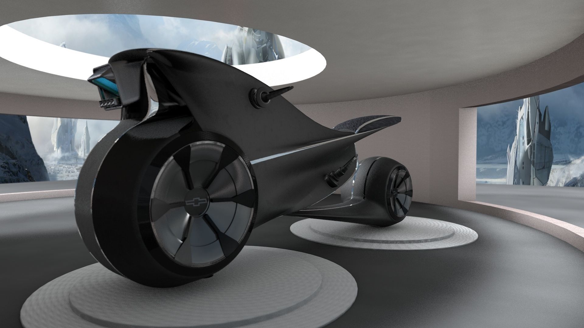 Bike - Low - Future Bike 3D model_5