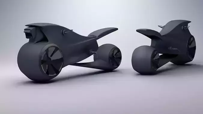 Bike - Low - Future Bike 3D model