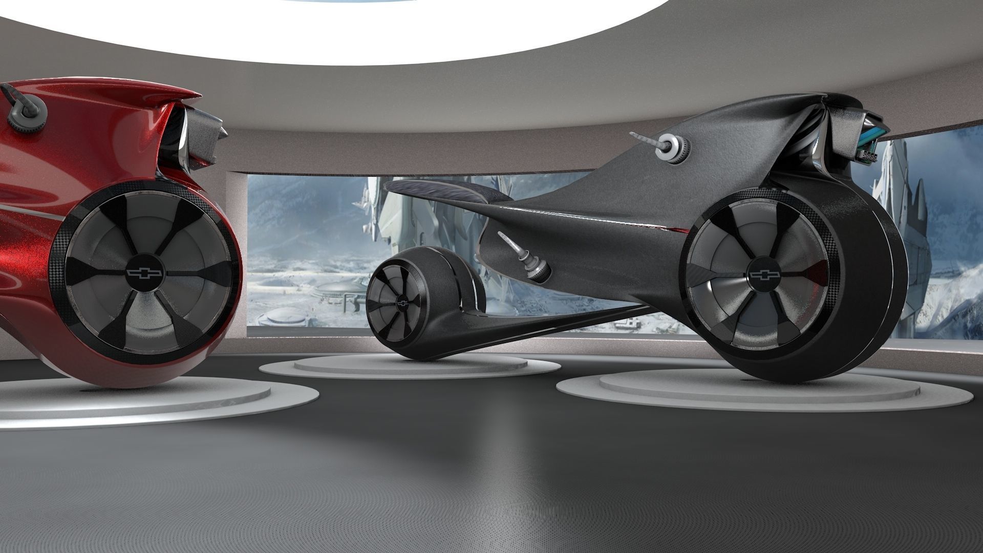 Bike - Low - Future Bike 3D model_2