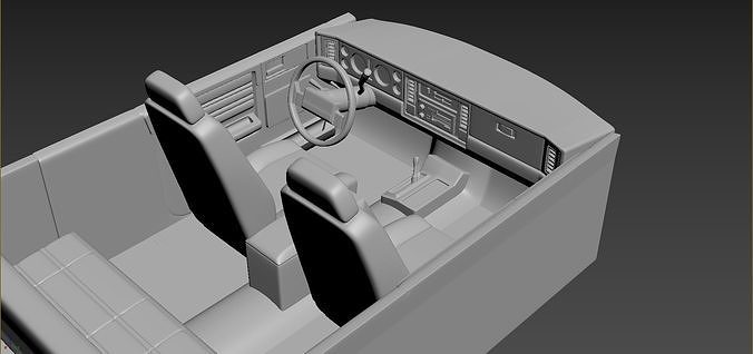Chevrolet Blazer S10 1984 3D print model 7