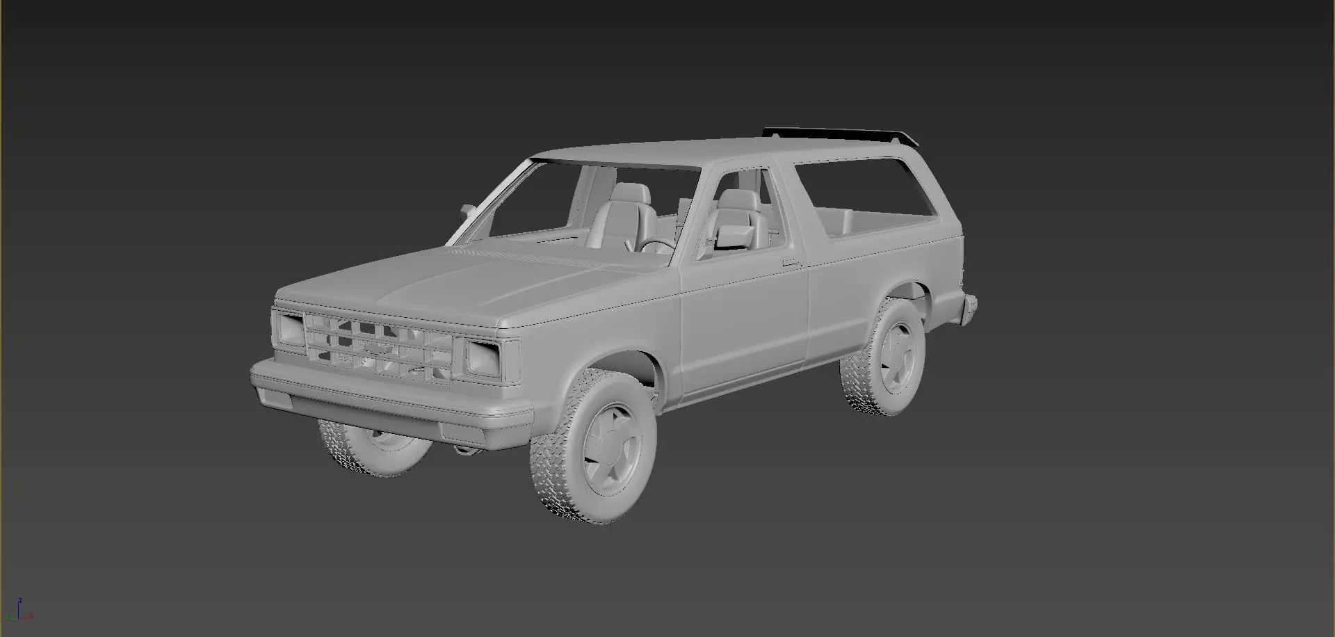 Chevrolet Blazer S10 1984 3D print model_0