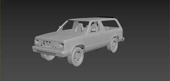 Chevrolet Blazer S10 1984 3D print model