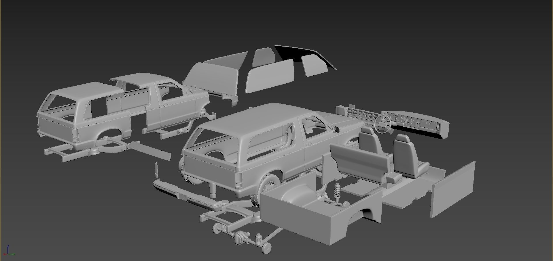 Chevrolet Blazer S10 1984 3D print model_9