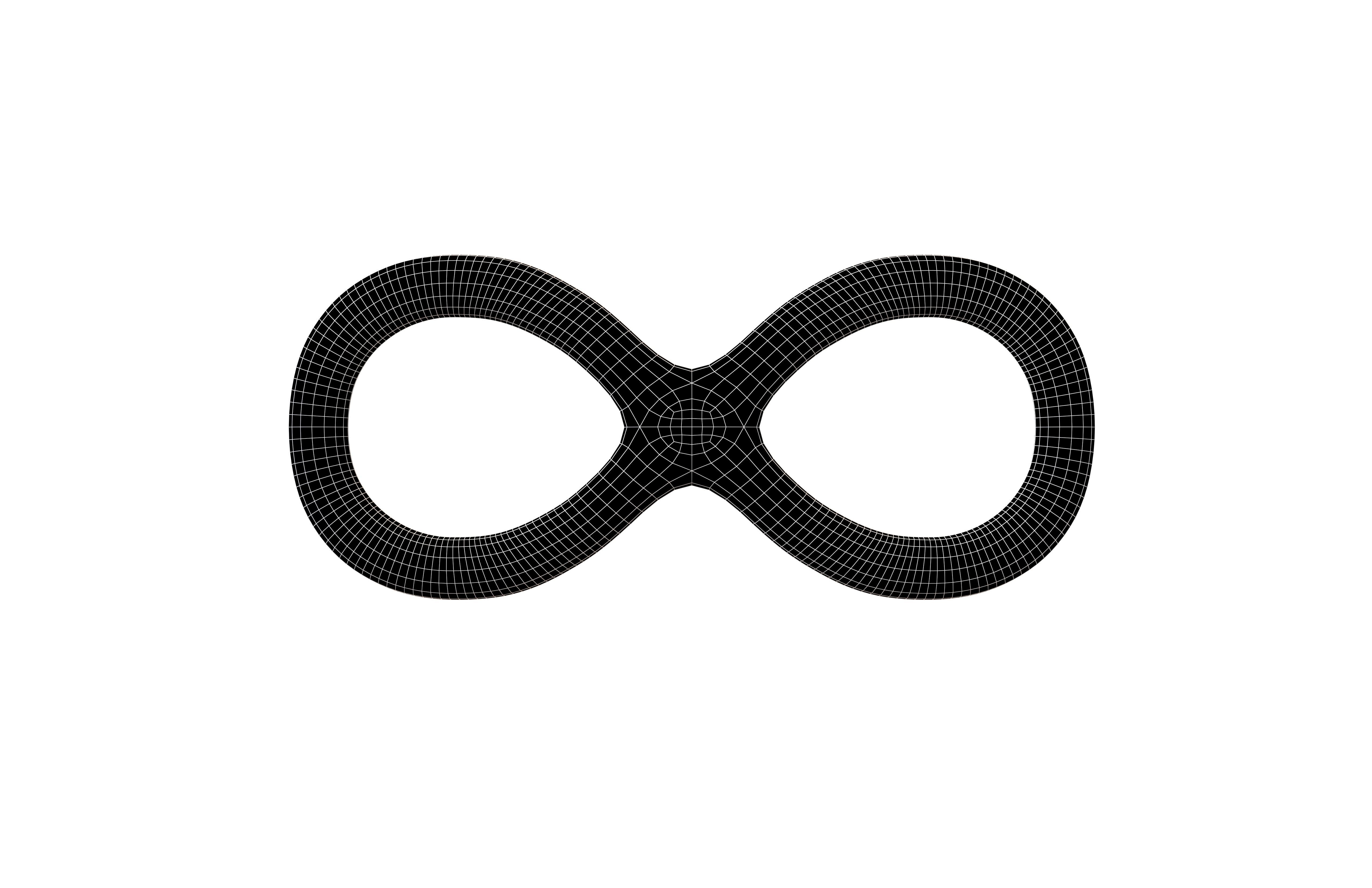 Infinity Symbol v2 004 Low-poly 3D model_5