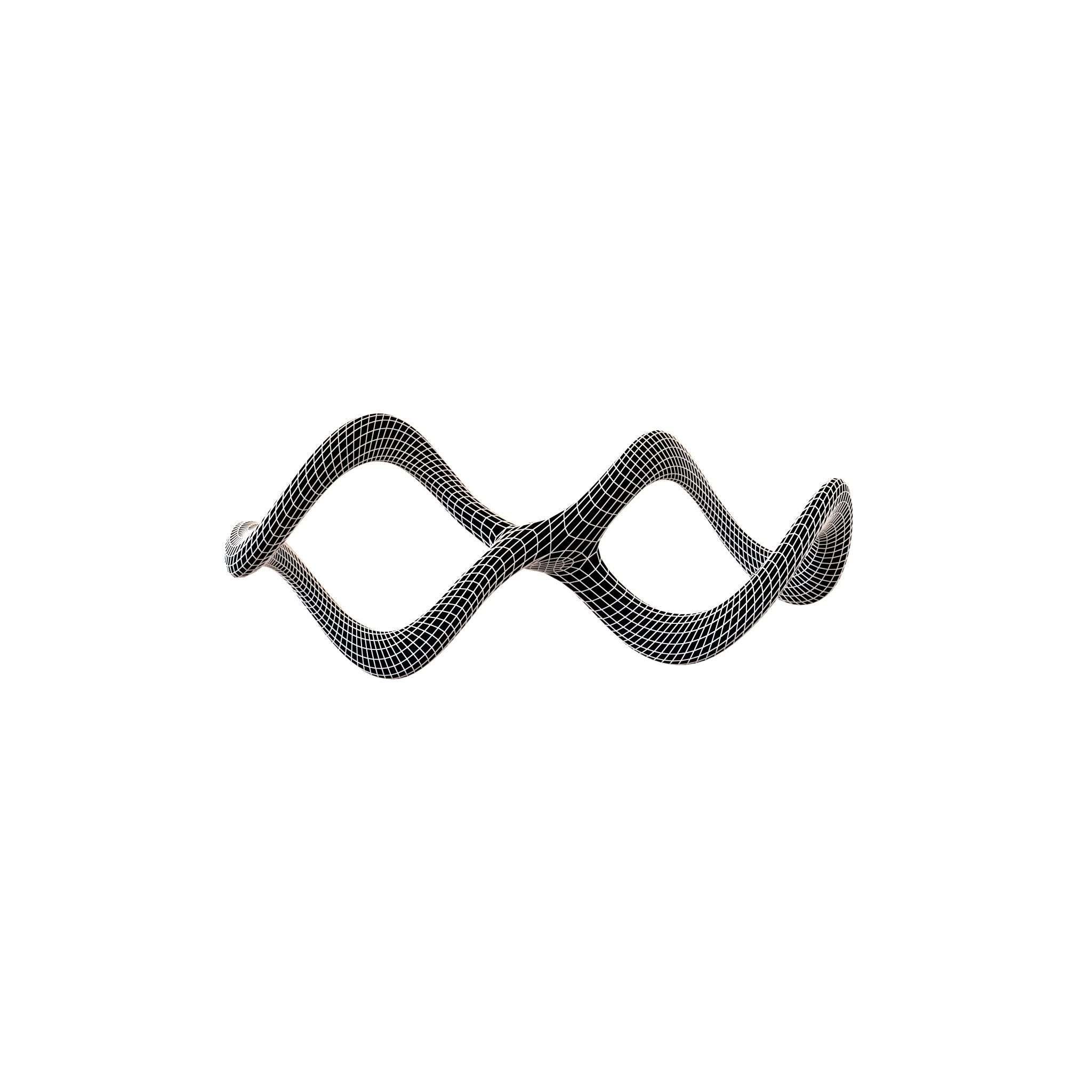 Infinity Symbol v3 001 Low-poly 3D model_4