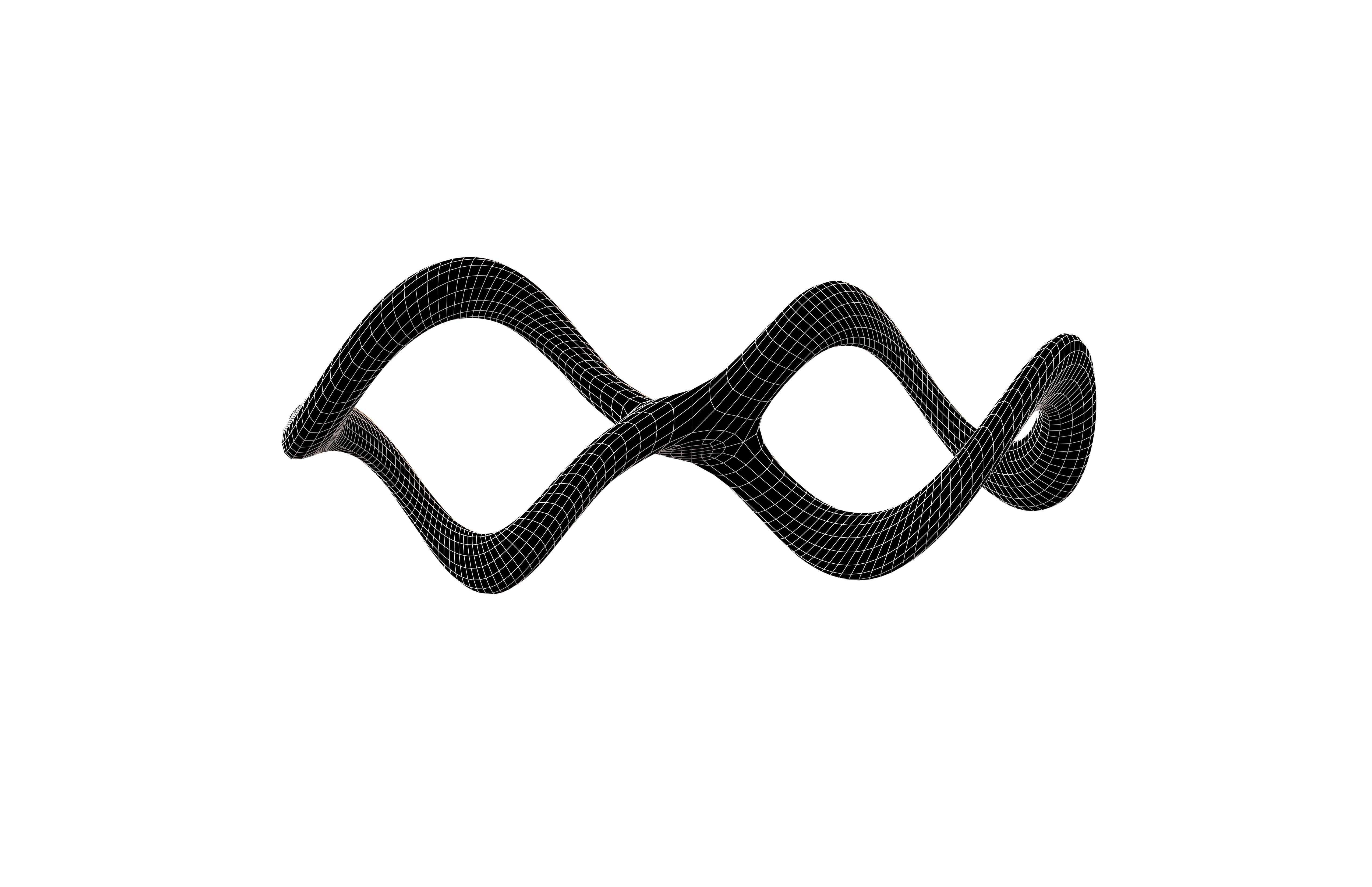 Infinity Symbol v3 001 Low-poly 3D model_5