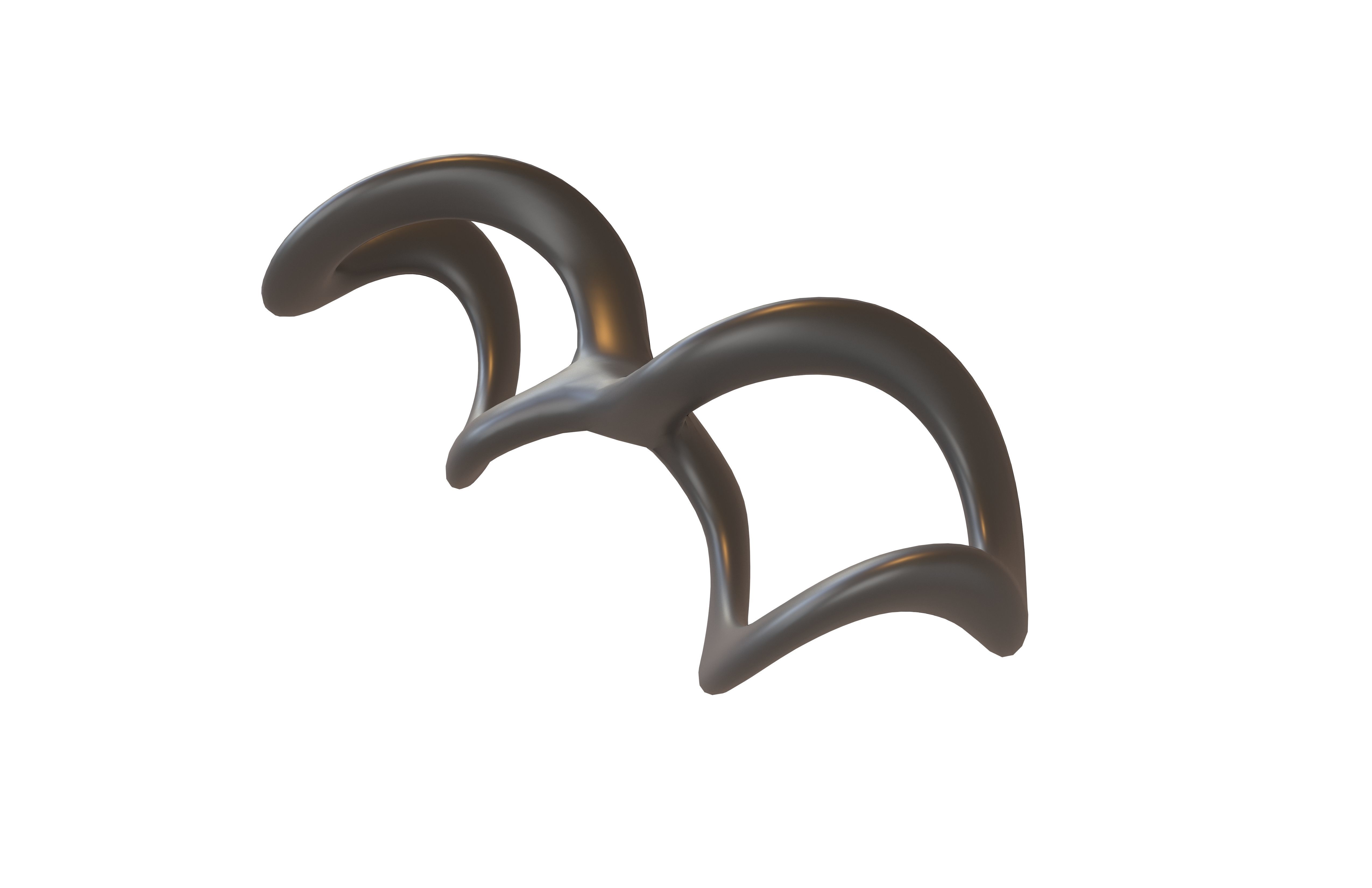 Infinity Symbol v3 001 Low-poly 3D model_2