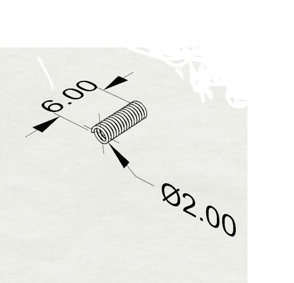 LOCK FOR LACES AND  RUBBER CORD ROUNDED RECTANGLE CUTS 6mm X 3mm 3D print model_4