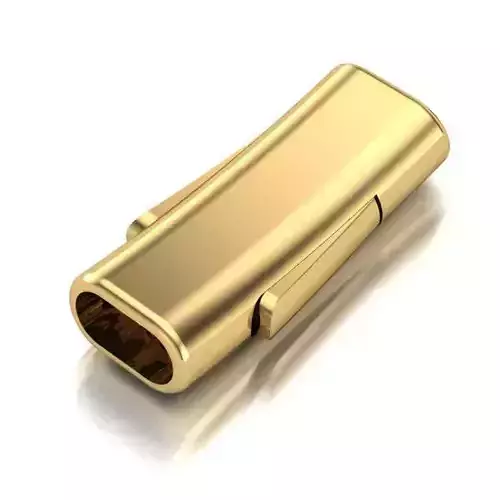 LOCK FOR LACES AND  RUBBER CORD ROUNDED RECTANGLE CUTS 6mm X 3mm