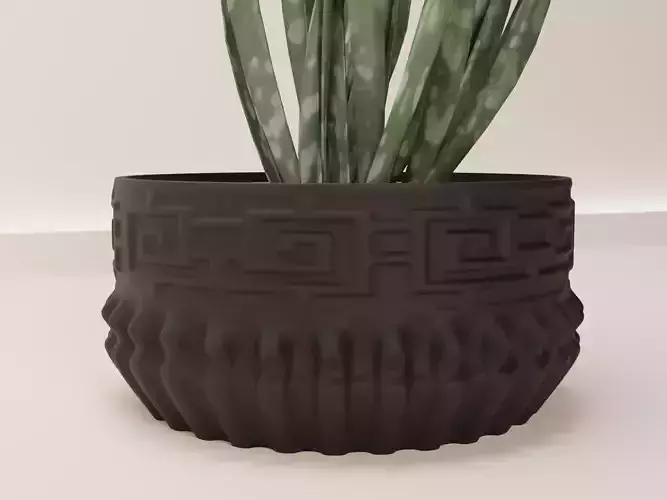 Plant pot 55 3D print model