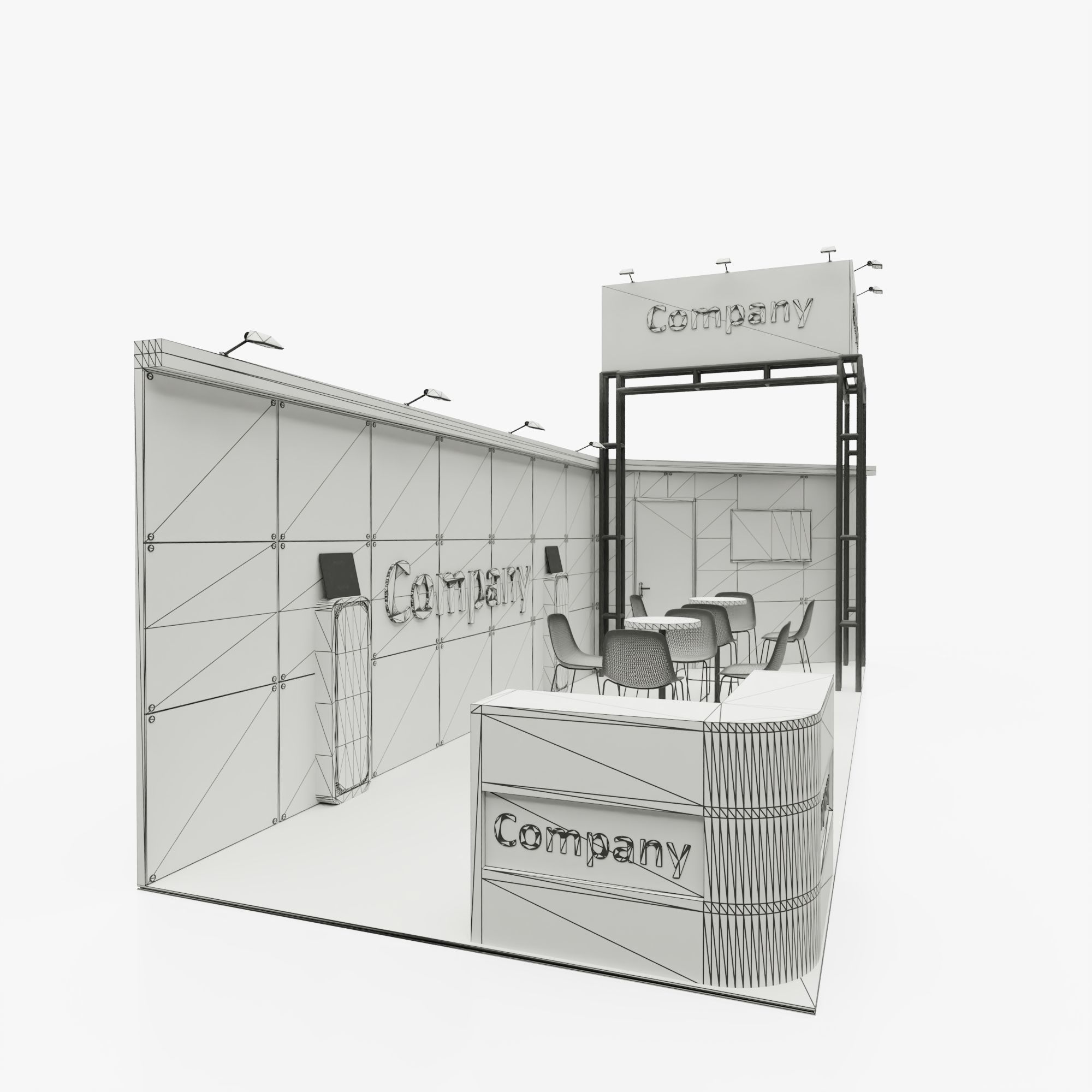 Exhibition stand 11 3D model_7