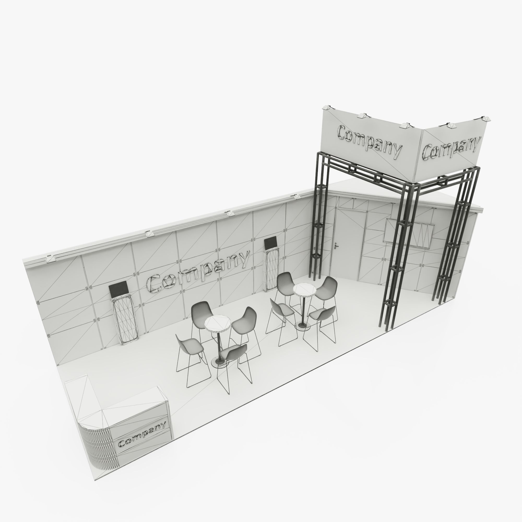 Exhibition stand 11 3D model_9