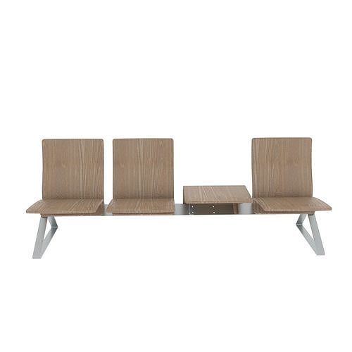 Arm Chair Bench 3D model